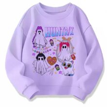 Kawaii KPop Demon Hunters HUNTR/X Ghost Sweatshirt Kawaii KPop Demon Hunters HUNTR/X Ghost Sweatshirt