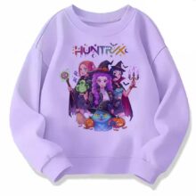 Kawaii Halloween KPop Demon Hunters HUNTR/X Sweatshirt Kawaii Halloween KPop Demon Hunters HUNTR/X Sweatshirt