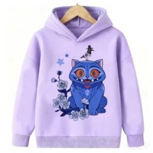 KPop Demon Hunters Kawaii Tiger Anime Polyester Hoodies KPop Demon Hunters Kawaii Tiger Anime Polyester Hoodies