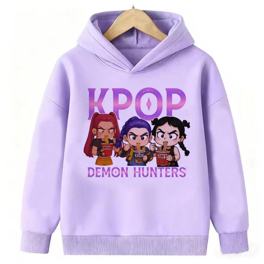 Kawaii Anime KPop Demon Hunters Character Hoodies Kawaii Anime KPop Demon Hunters Character Hoodies