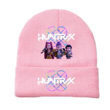 Kawaii Anime KPop Demon Hunters Polyester Winter Hats Kawaii Anime KPop Demon Hunters Polyester Winter Hats
