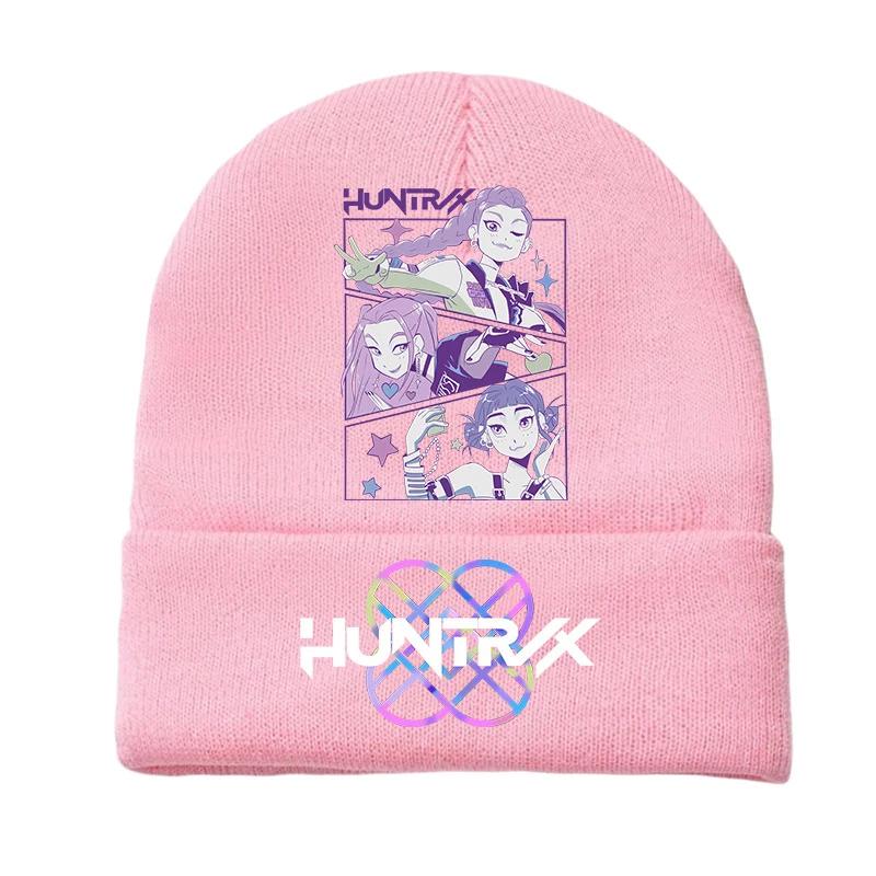 Kawaii Anime KPop Demon Hunters Character Polyester Winter Hats Kawaii Anime KPop Demon Hunters Character Polyester Winter Hats