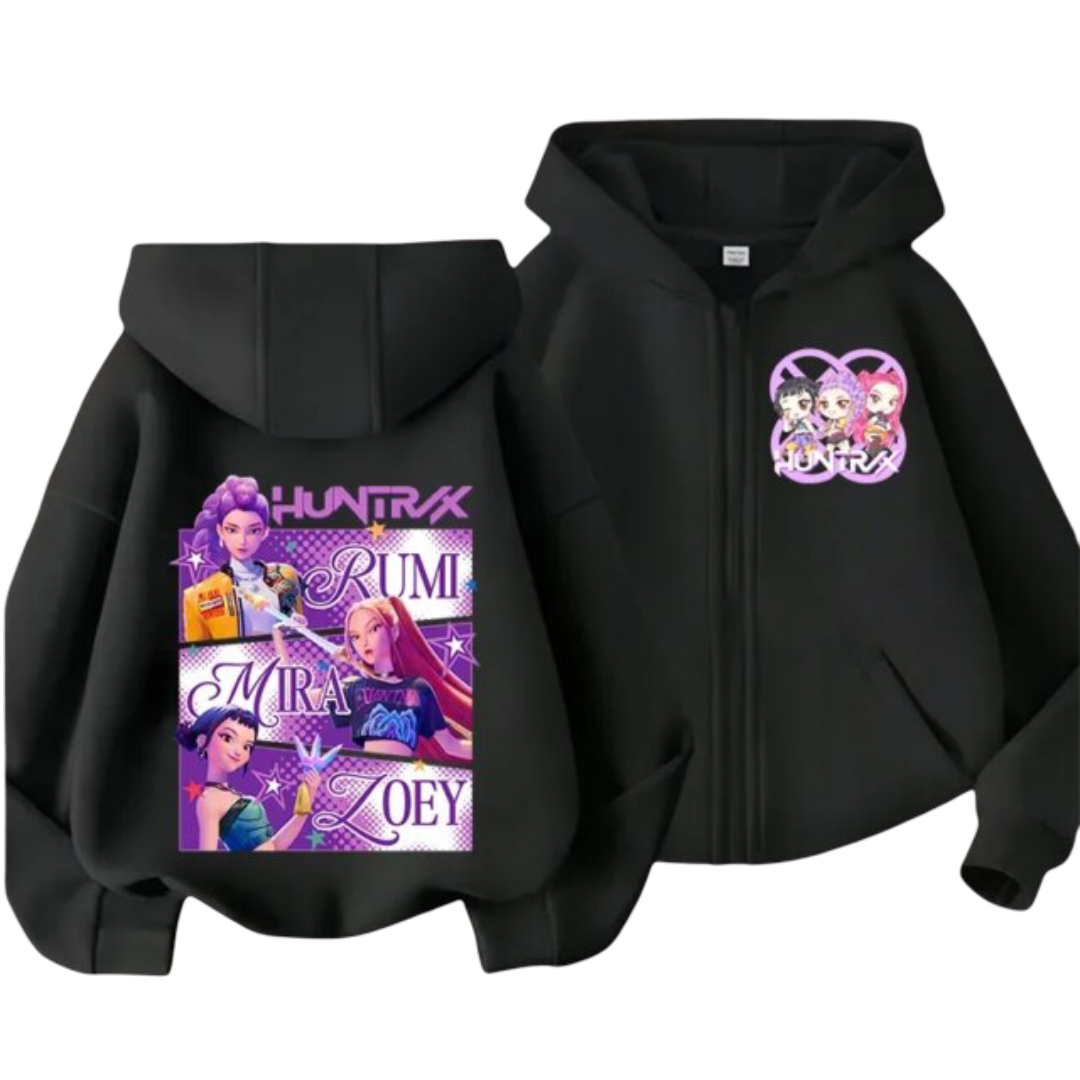 Anime KPop Demon Hunters Kawaii Hoodie
