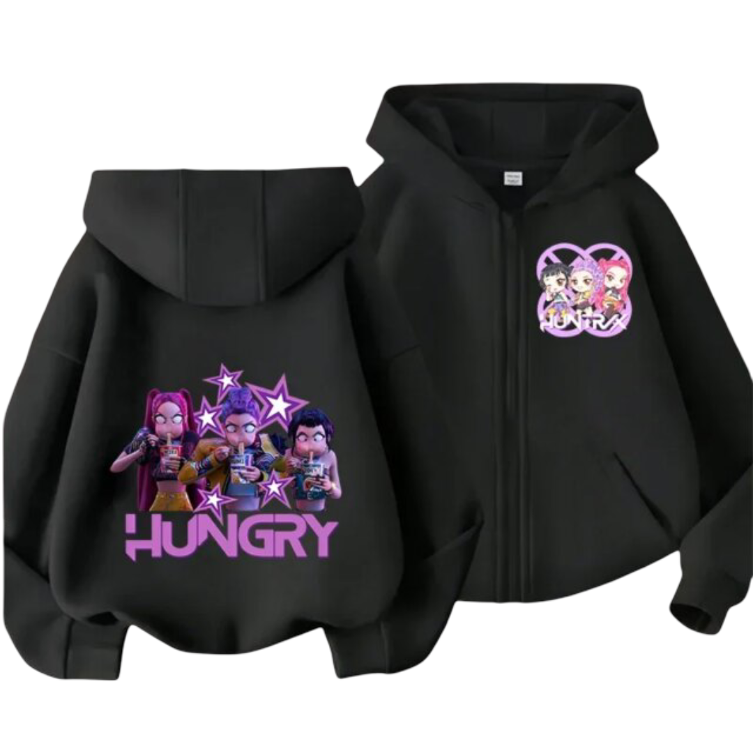 KPop Anime Demon Hunters Kawaii Hoodie