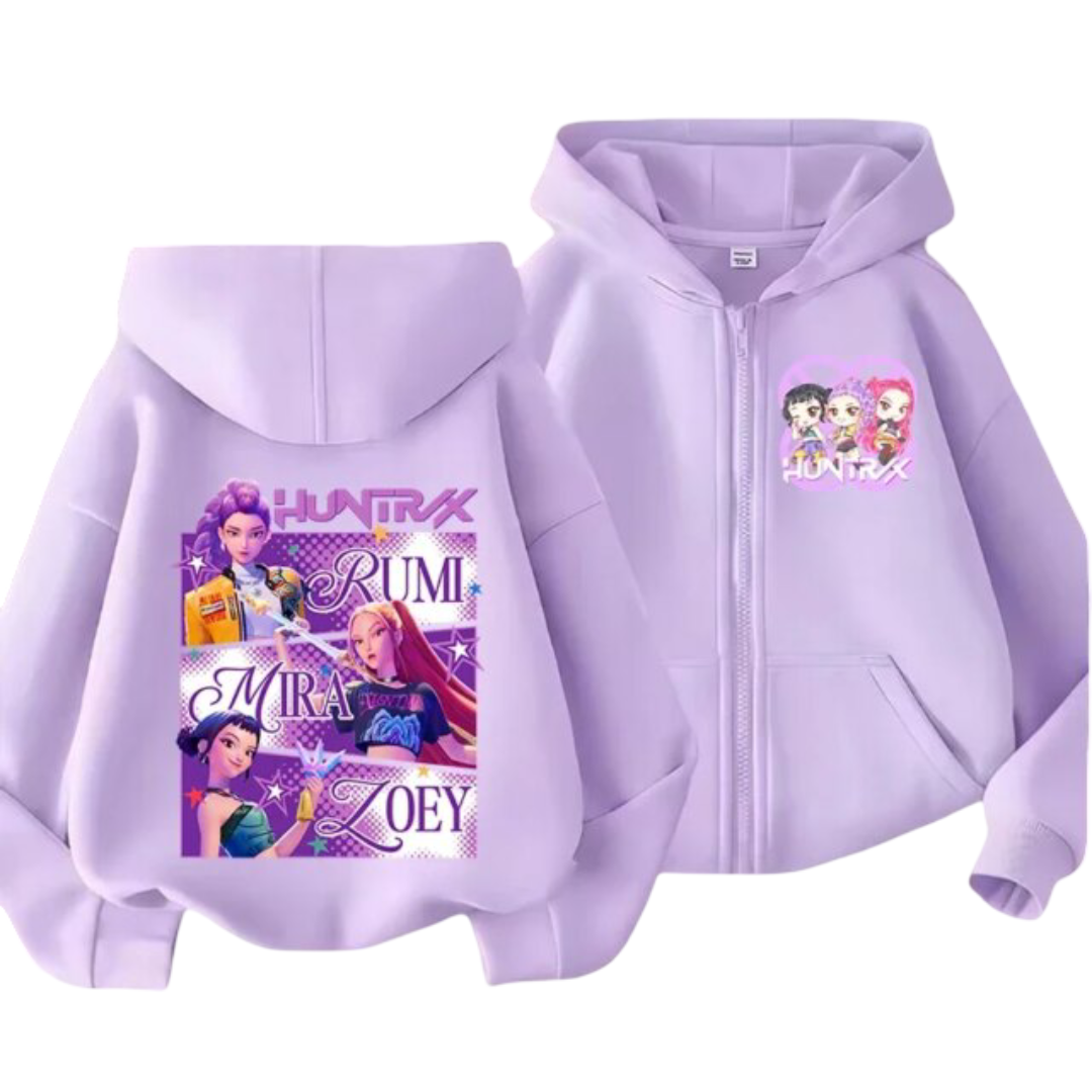 Anime KPop Demon Hunters Kawaii Hoodie