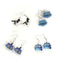 5 Pair Kawaii KPop Demon Hunters Tiger And Sussie Earring 5 Pair Kawaii KPop Demon Hunters Tiger And Sussie Earring