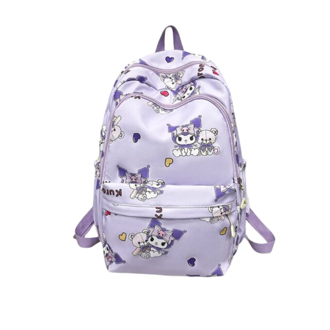 Kawaii Kuromi Polyester Backpack