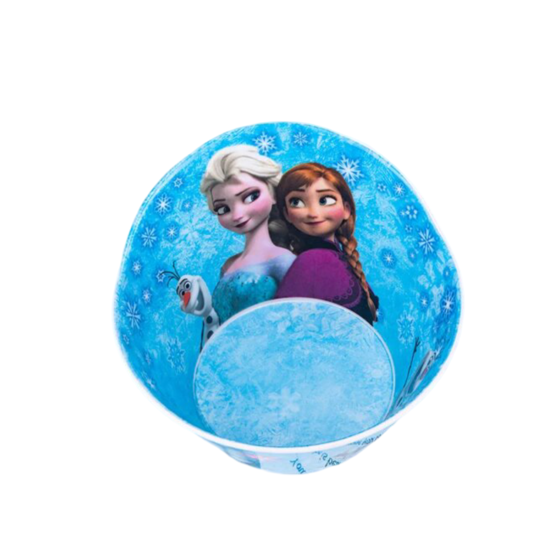 Kawaii Elsa And Anna Metal Bowl
