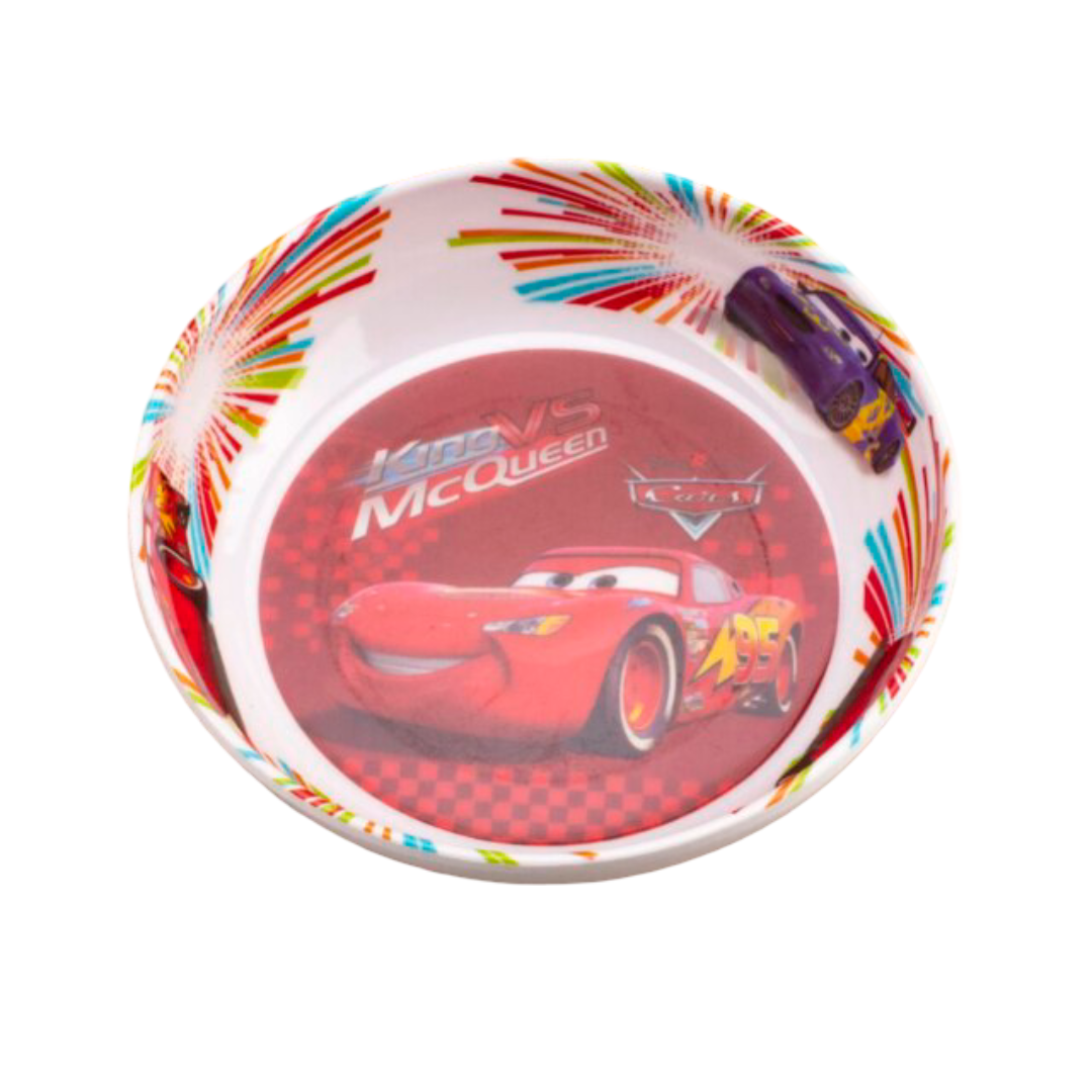 Kawaii Lightning McQueen PVC Plate