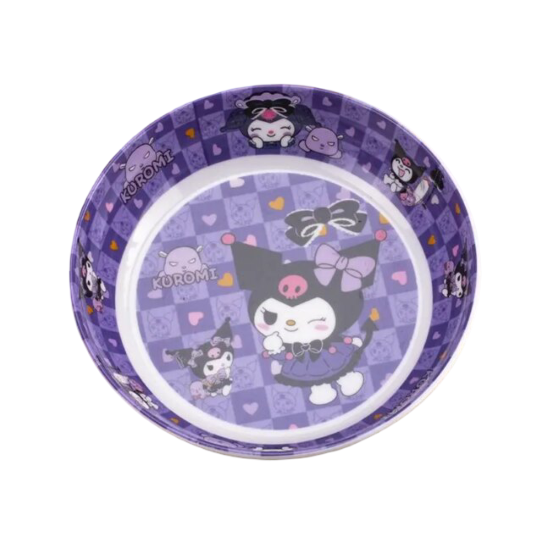 Cartoon Kuromi Kawaii PVC Plate