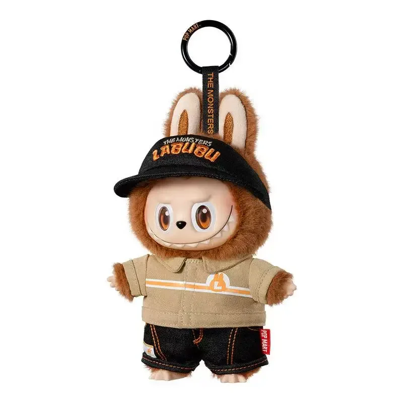 Kawaii Wacky Mart Series The Monsters Labubu Plush Keychain