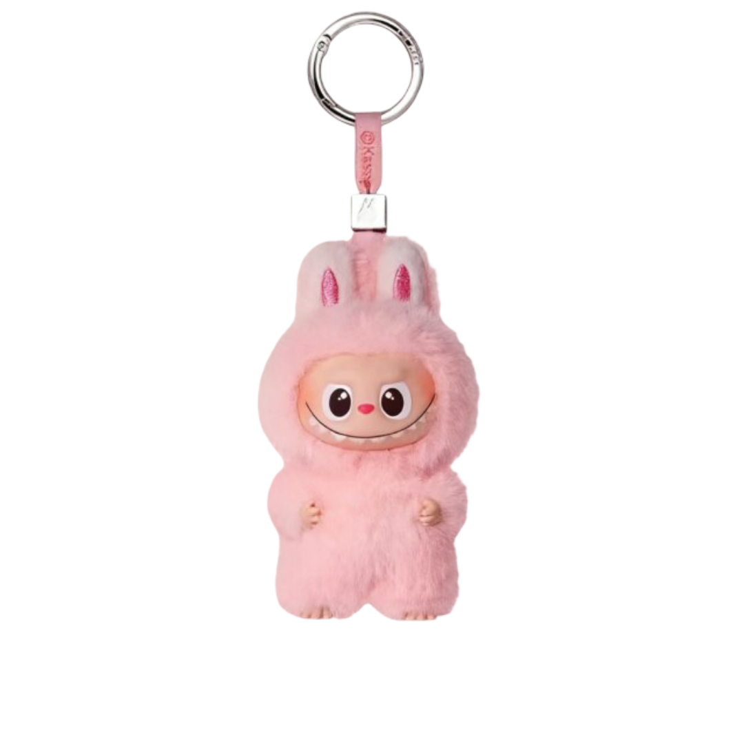 Kawaii Labubu V4 The Monsters Pin For Love Series Unity Plush Keychain