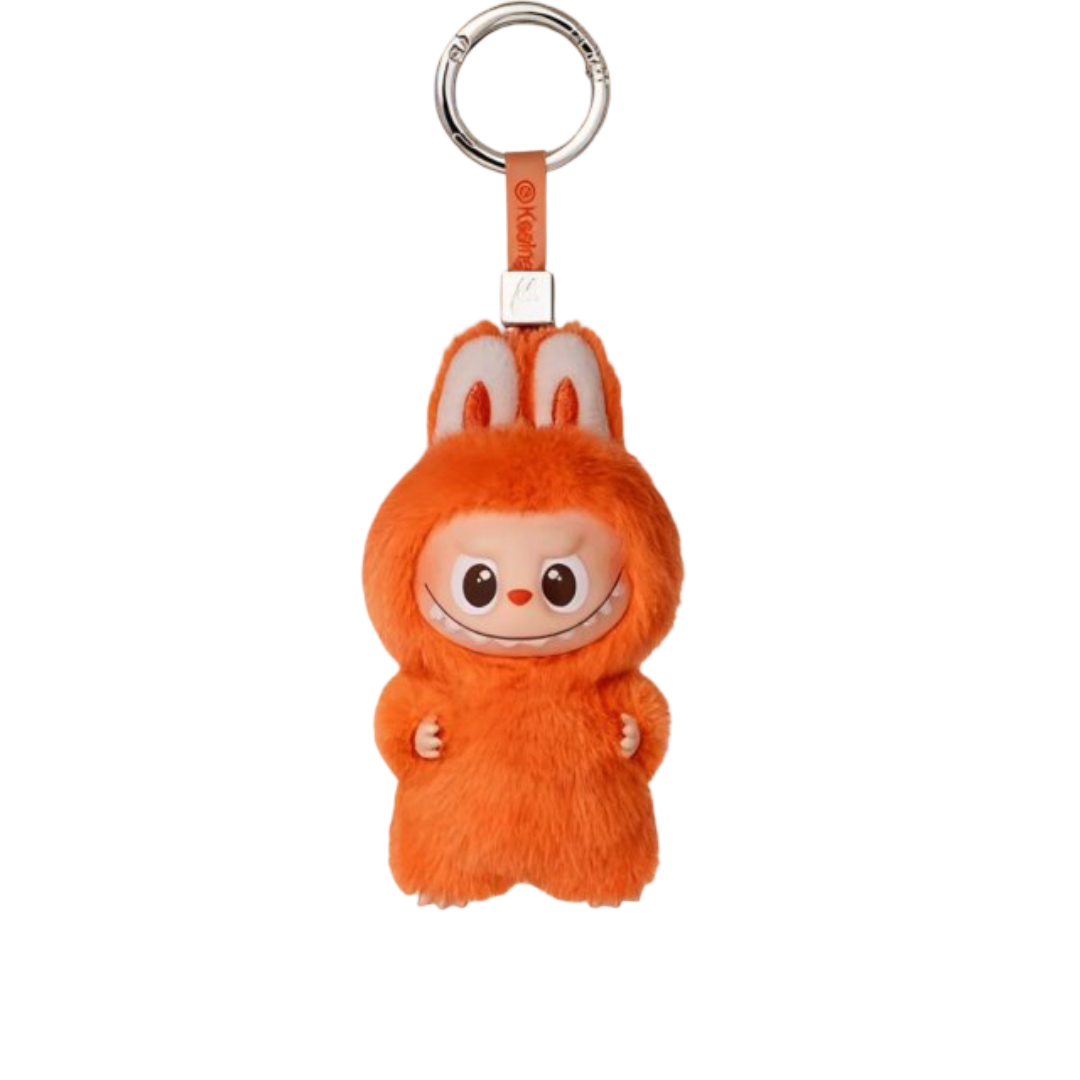 Kawaii Labubu V4 The Monsters Pin For Love Series Zest Plush Keychain