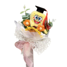 Kawaii SpongeBob SquarePants Plush Graduation Bouquet Kawaii SpongeBob SquarePants Plush Graduation Bouquet