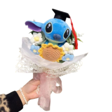 Kawaii Cartoon Stitch Plush Graduation Bouquet Kawaii Cartoon Stitch Plush Graduation Bouquet