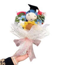 Kawaii Cartoon Eeyore Plush Graduation Bouquet Kawaii Cartoon Eeyore Plush Graduation Bouquet