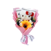 30cm Kawaii Anime Sanrio Hello Kitty Plush Bouquet 30cm Kawaii Anime Sanrio Hello Kitty Plush Bouquet