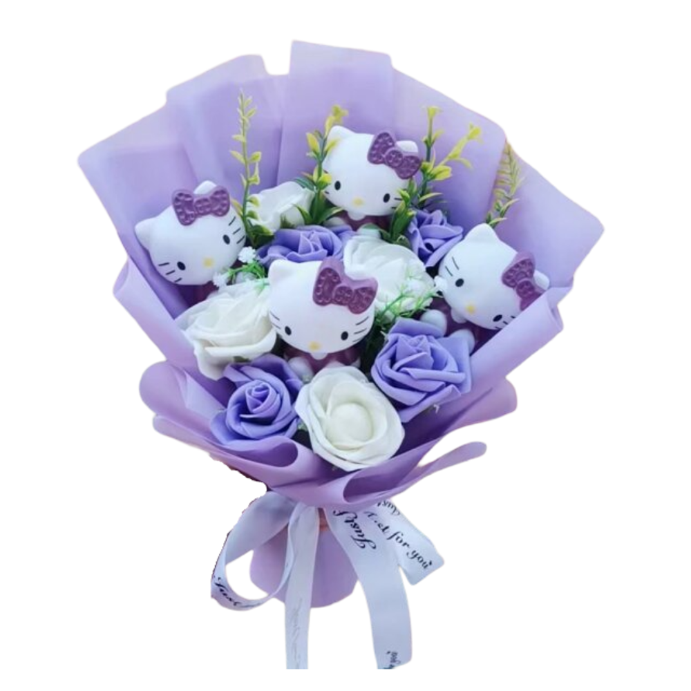 35cm Kawaii Anime Sanrio Hello Kitty Plush Bouquet
