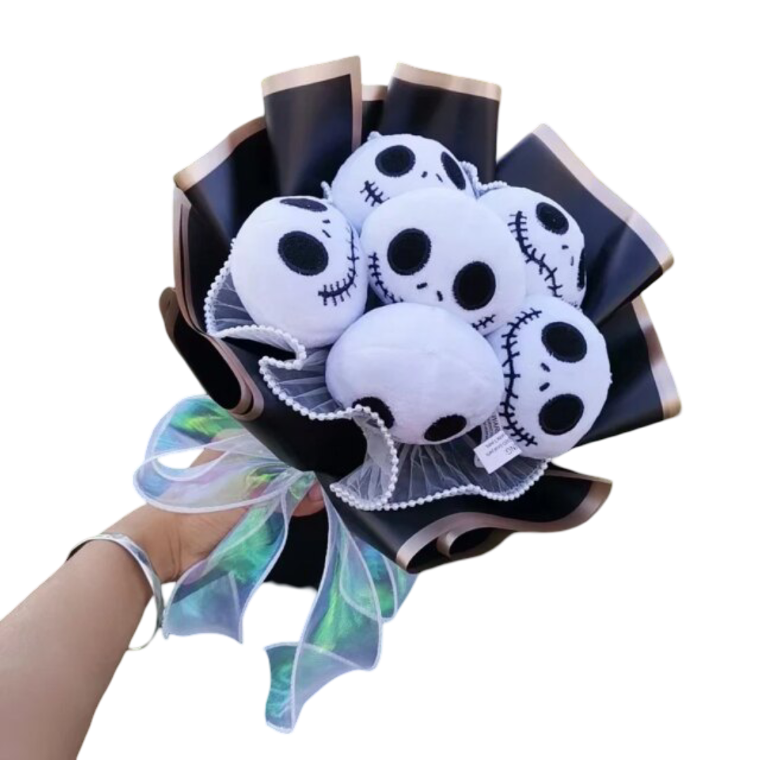 Kawaii Christmas Jack Skellington Plush Bouquet