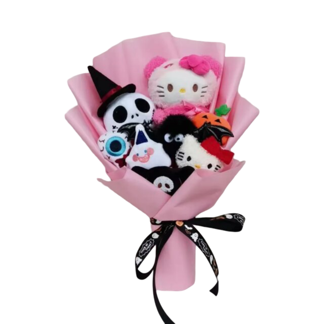Christmas Halloween Kawaii Hello Kitty Plush Bouquet