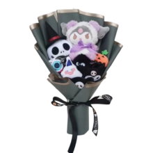 Kawaii Christmas Halloween Kuromi And Character Plush Bouquet Kawaii Christmas Halloween Kuromi And Character Plush Bouquet
