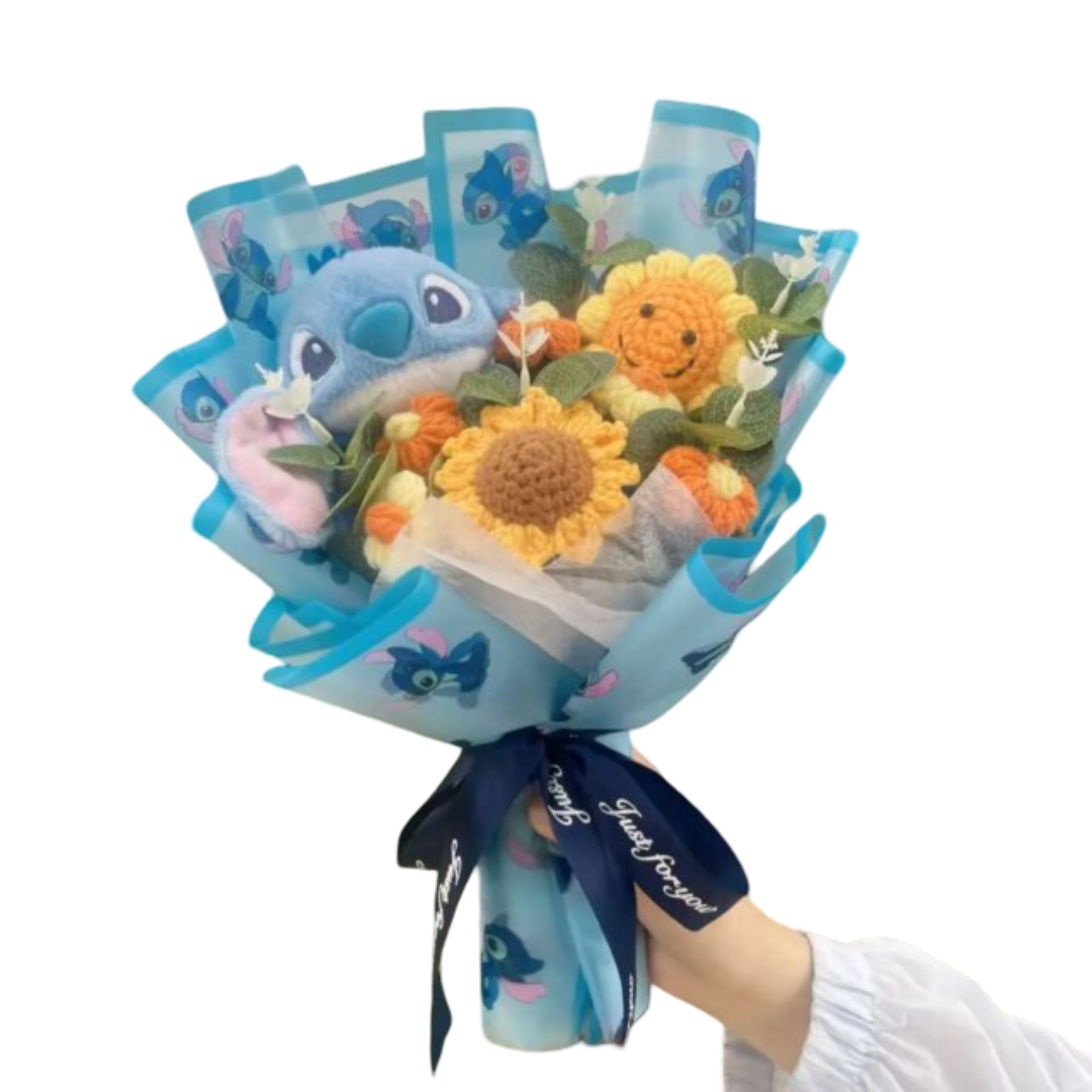 35cm Kawaii Stitch Plush Bouquet