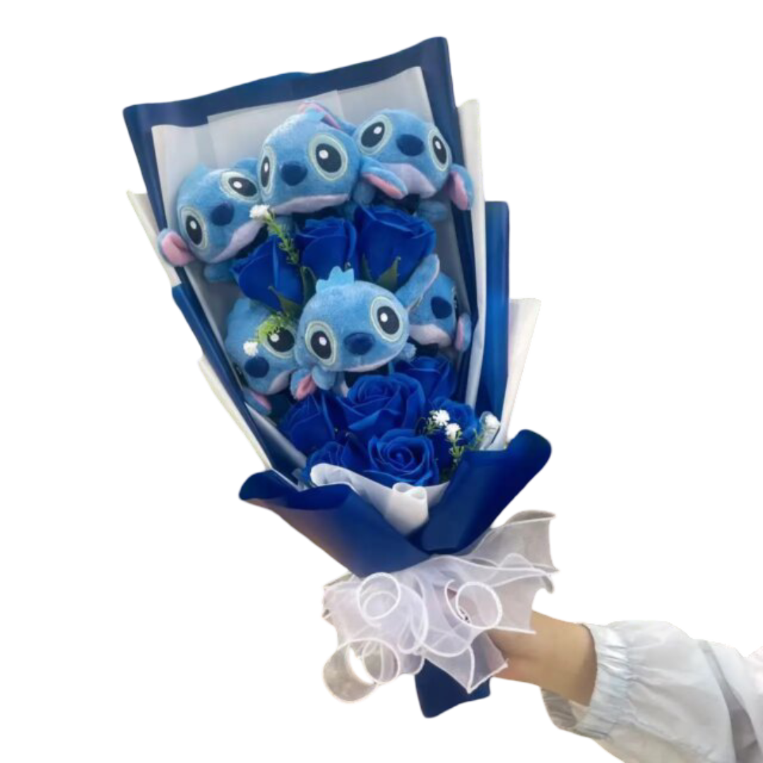 45cm Kawaii Stitch Plush Bouquet