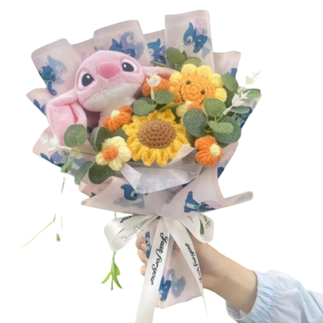 35cm Kawaii Angel Plush Bouquet