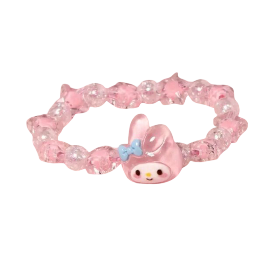 Cartoon Sanrio My Melody Crystal Couple Bracelet