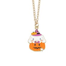 Anime Sanrio Cinnamoroll Halloween Pumpkin Neck Chain Anime Sanrio Cinnamoroll Halloween Pumpkin Neck Chain