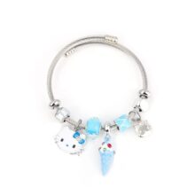 Sanrio Cartoon Kawaii Hello Kitty Gemstone Bracelet Sanrio Cartoon Kawaii Hello Kitty Gemstone Bracelet