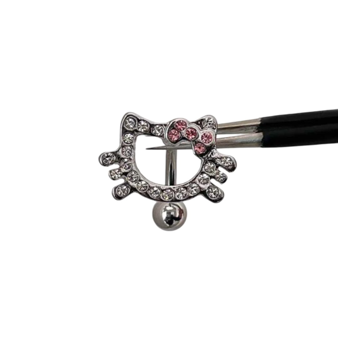Sanrio Kawaii Hello Kitty Belly Button Ring