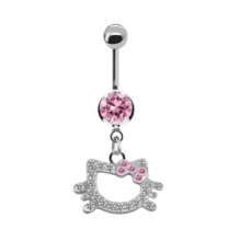 Kawaii Sanrio Hello Kitty Belly Button Ring Kawaii Sanrio Hello Kitty Belly Button Ring