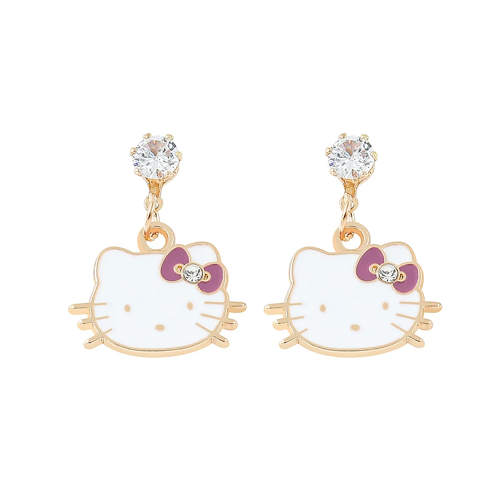Kawaii Sanrio Hello Kitty Stud Earring Kawaii Sanrio Hello Kitty Stud Earring