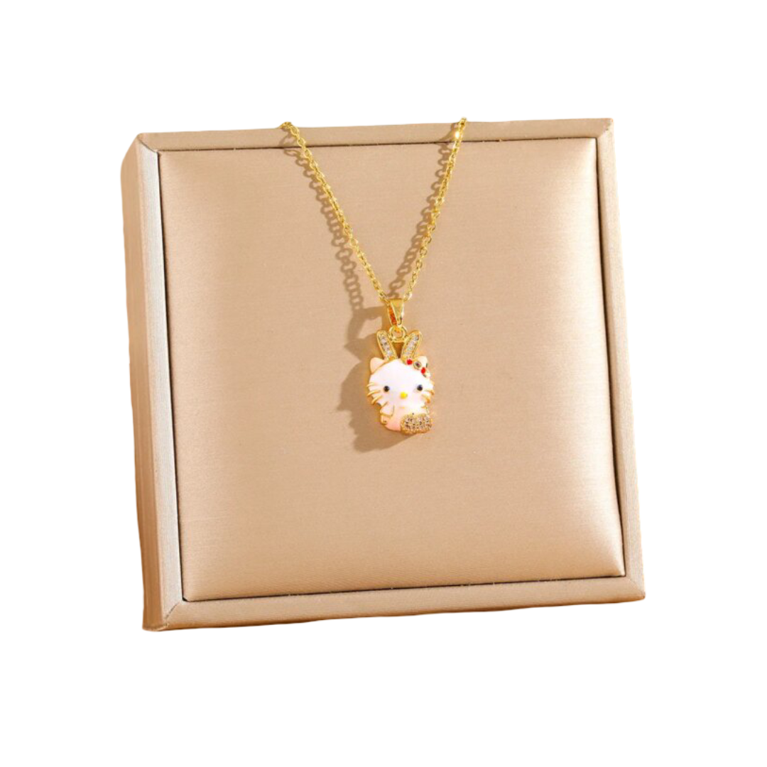 Kawaii Sanrio Hello Kitty Stainless Steel Chain Kawaii Sanrio Hello Kitty Stainless Steel Chain