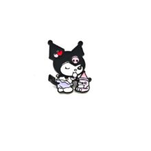 Sanrio Cartoon Kawaii Kuromi Metal Brooch Sanrio Cartoon Kawaii Kuromi Metal Brooch