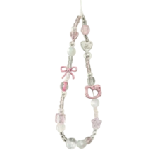 Sanrio Kawaii Hello Kitty Phone Beaded Keychain Sanrio Kawaii Hello Kitty Phone Beaded Keychain