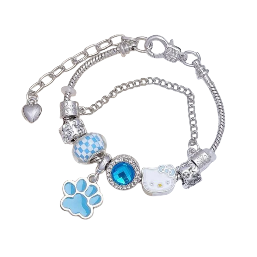 Sanrio Cartoon Hello Kitty Kawaii Diamond Bracelet