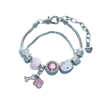 Sanrio Cartoon Hello Kitty Kawaii Beaded Bracelet Sanrio Cartoon Hello Kitty Kawaii Beaded Bracelet