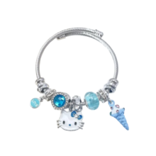 Kawaii Sanrio Cartoon Hello Kitty Beaded Diamond Bracelet Kawaii Sanrio Cartoon Hello Kitty Beaded Diamond Bracelet