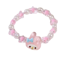 Cartoon Kawaii My Melody Beaded Crystal Bracelet Cartoon Kawaii My Melody Beaded Crystal Bracelet