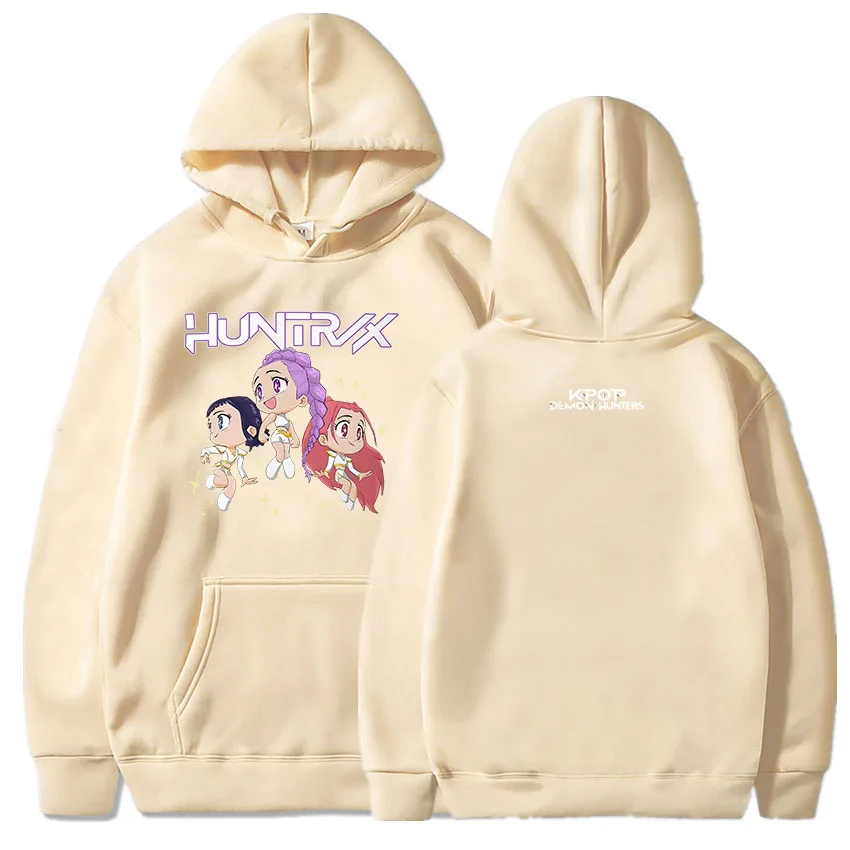 Kawaii Anime KPop Demon Hunters Long Sleeve Hoodie