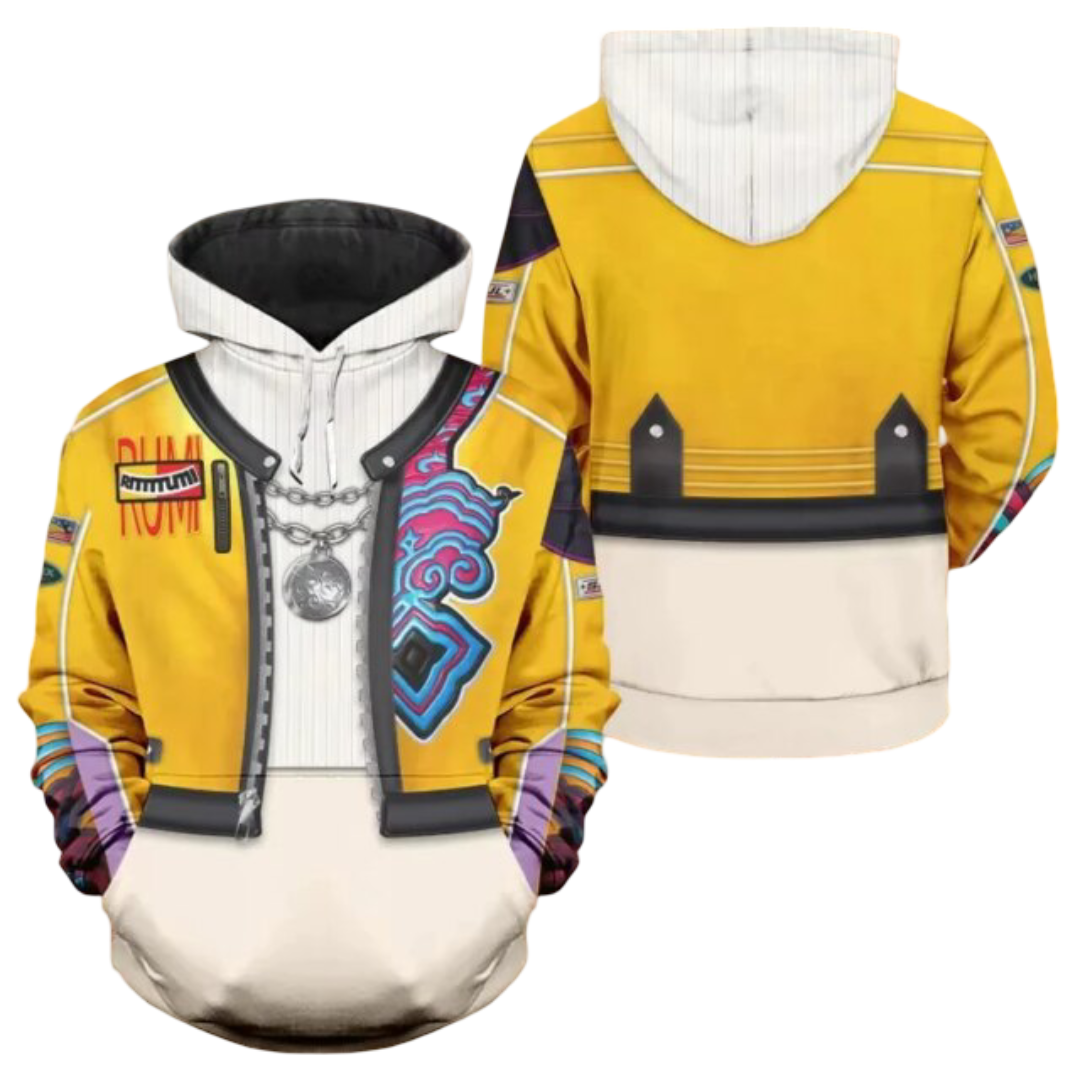 Kawaii KPop Demon Hunters Rumi Print Hoodie Kawaii KPop Demon Hunters Rumi Print Hoodie