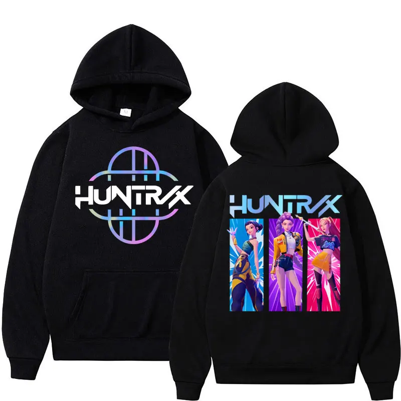 Kawaii Anime Character KPop Demon Hunters Long Sleeve Hoodie