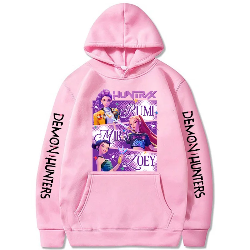 Kawaii KPop Demon Hunters Printed Hoodie