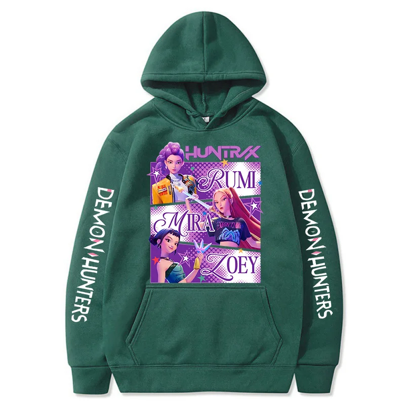 Kawaii KPop Demon Hunters Printed Hoodie