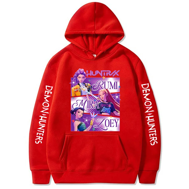 Kawaii KPop Demon Hunters Printed Hoodie