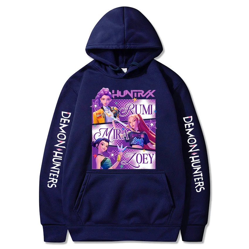 Kawaii KPop Demon Hunters Printed Hoodie