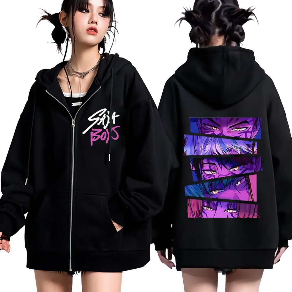 KPop Demon Hunters Saja Boys Kawaii Hoodie