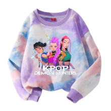 KPop Demon Hunters Kids Kawaii Hoodie KPop Demon Hunters Kids Kawaii Hoodie